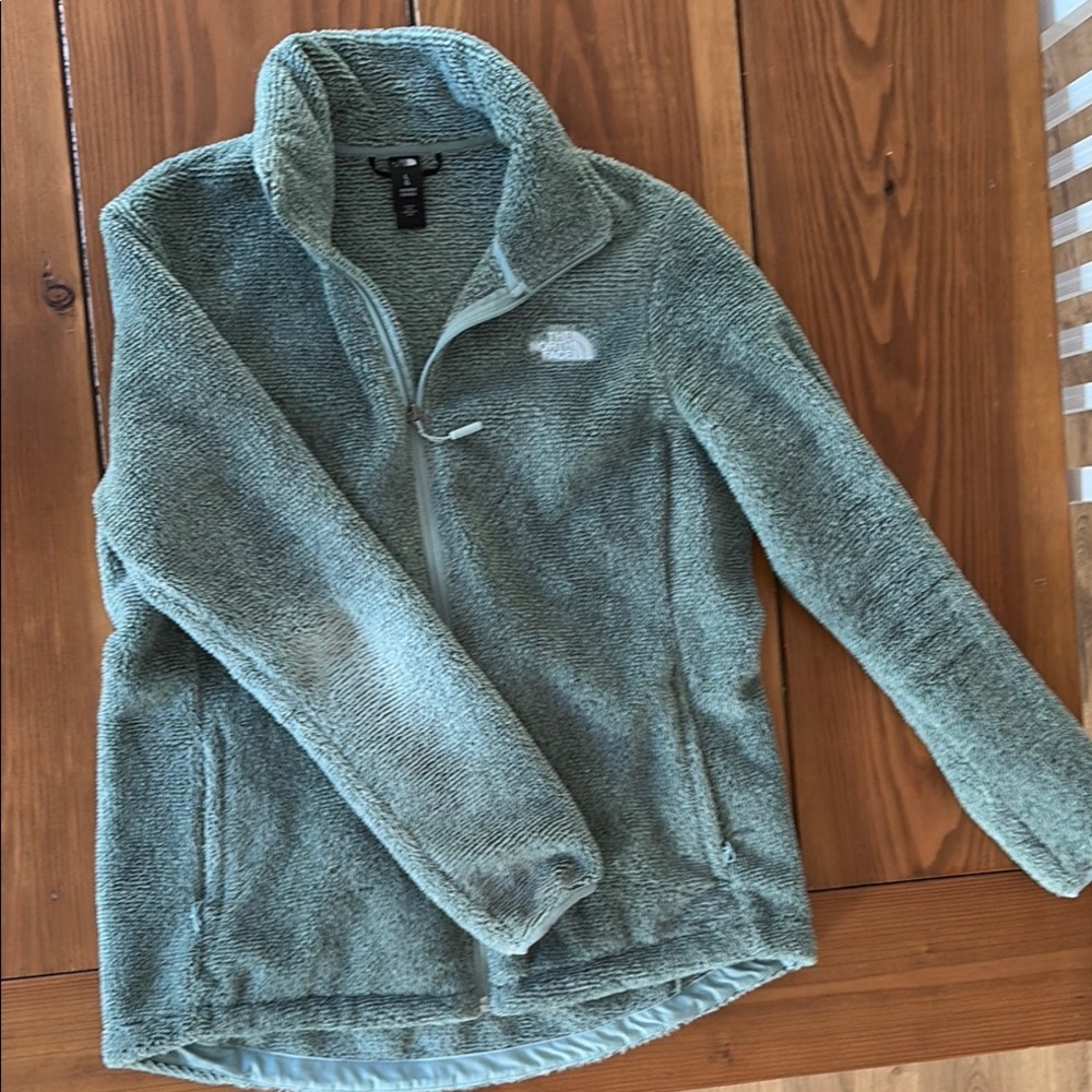 The North Face Olive Green Fleece Jacket